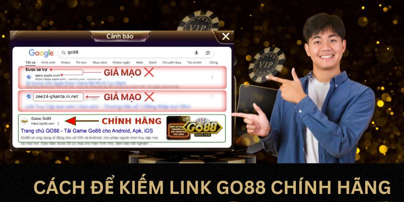 Quan sát link vào để nhận biết GO88 chuẩn